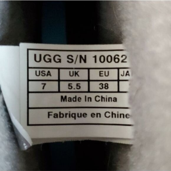 I Heart Ugg Boots Mini Boot Leather Gray Hot Pink Mini Women's WOMAN'S 7 - Picture 8 of 16